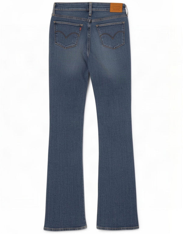 Женские джинсы Levi's 715 Bootcut W28 L34, синий хлопок