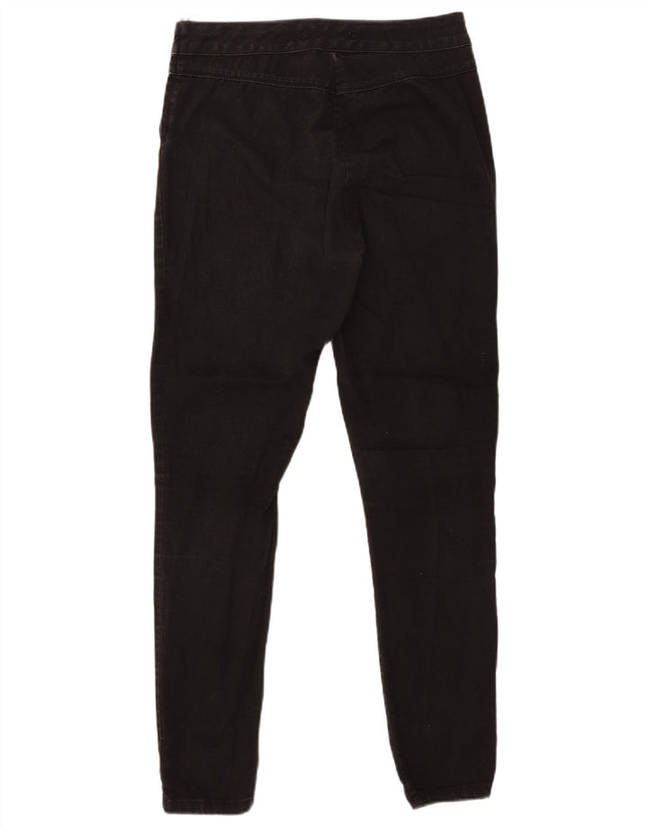 Джинсы женские джеггинсы Zara большие W30 L29, черные, хлопковые