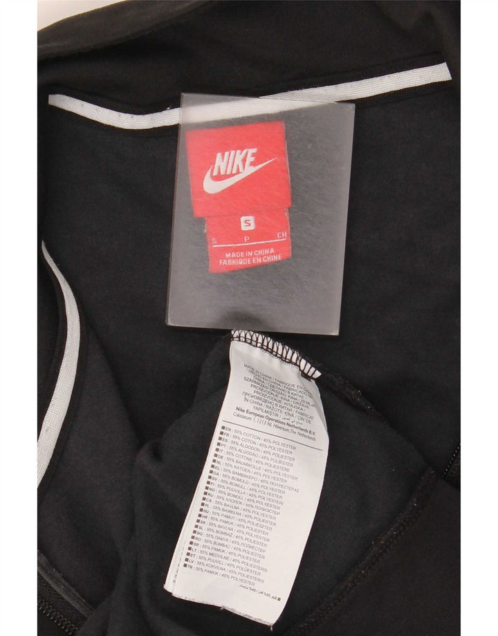 Мужской спортивный костюм Nike, маленькая черная хлопковая куртка с цветными блоками