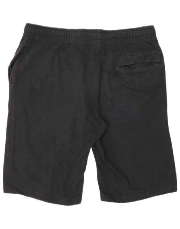 NIKE Mens Sport Shorts Large Black Cotton