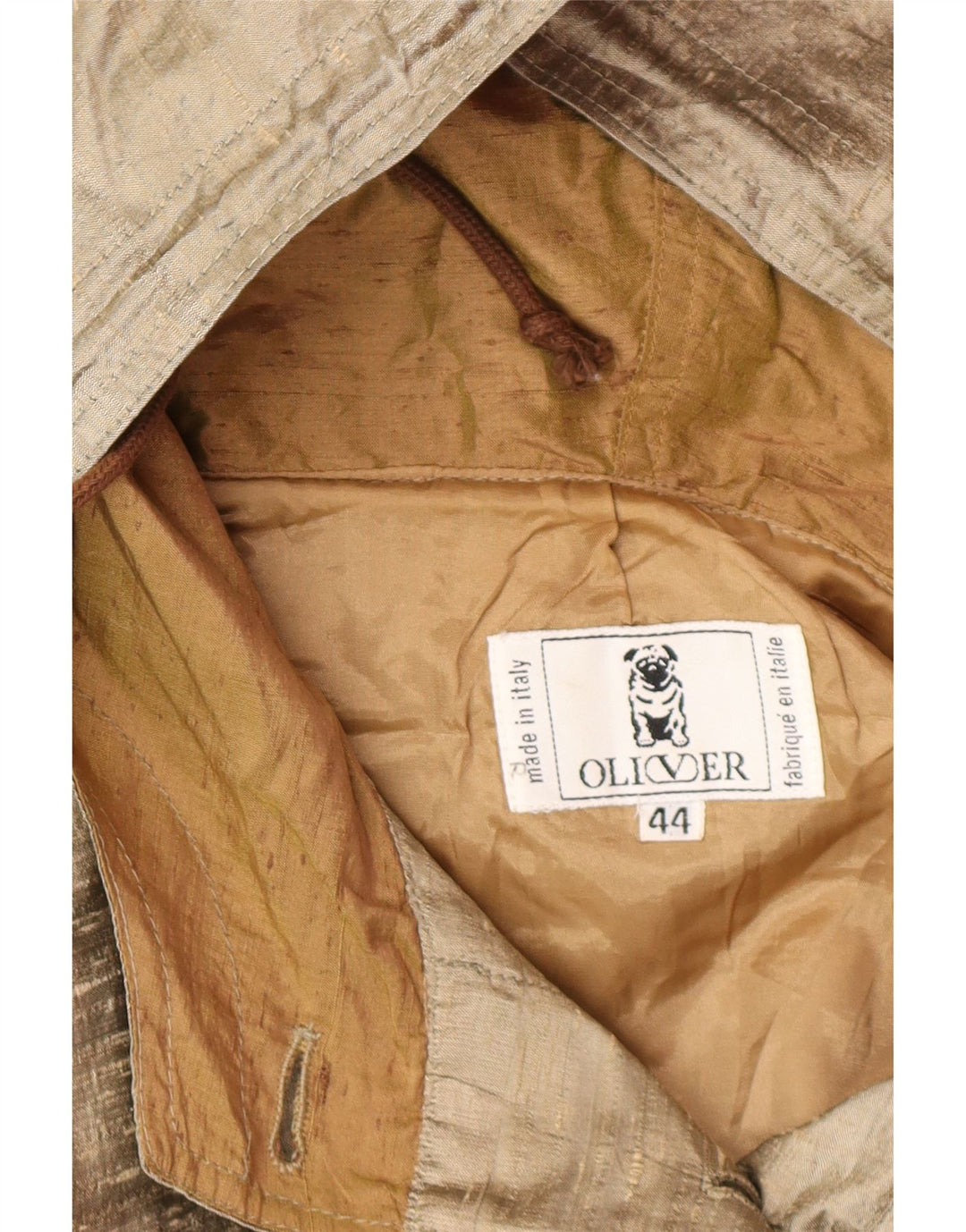 OLIVER BY VALENTINO Женское пальто оверсайз с капюшоном IT 44 Средний Бежевый