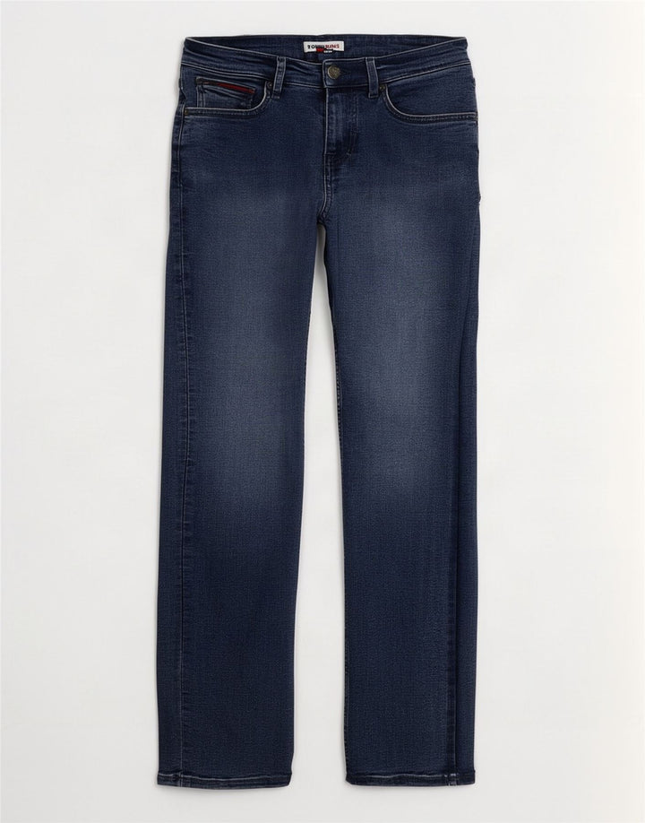 Мужские узкие джинсы Tommy Hilfiger W34 L32 Темно-синие
