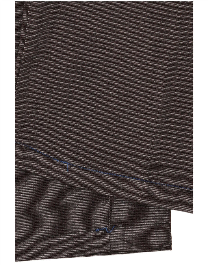 Мужские прямые укороченные брюки Marks & Spencer W44 L23 серые, хлопковые