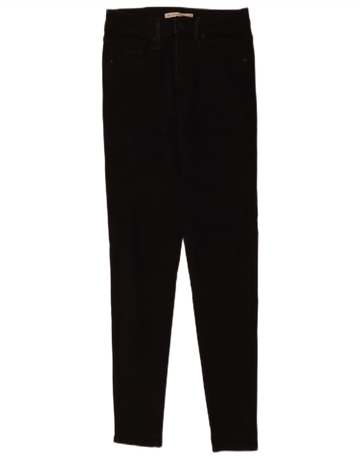 Женские джинсы суперскинни LEVI'S Mile High W27 L29, черный хлопок