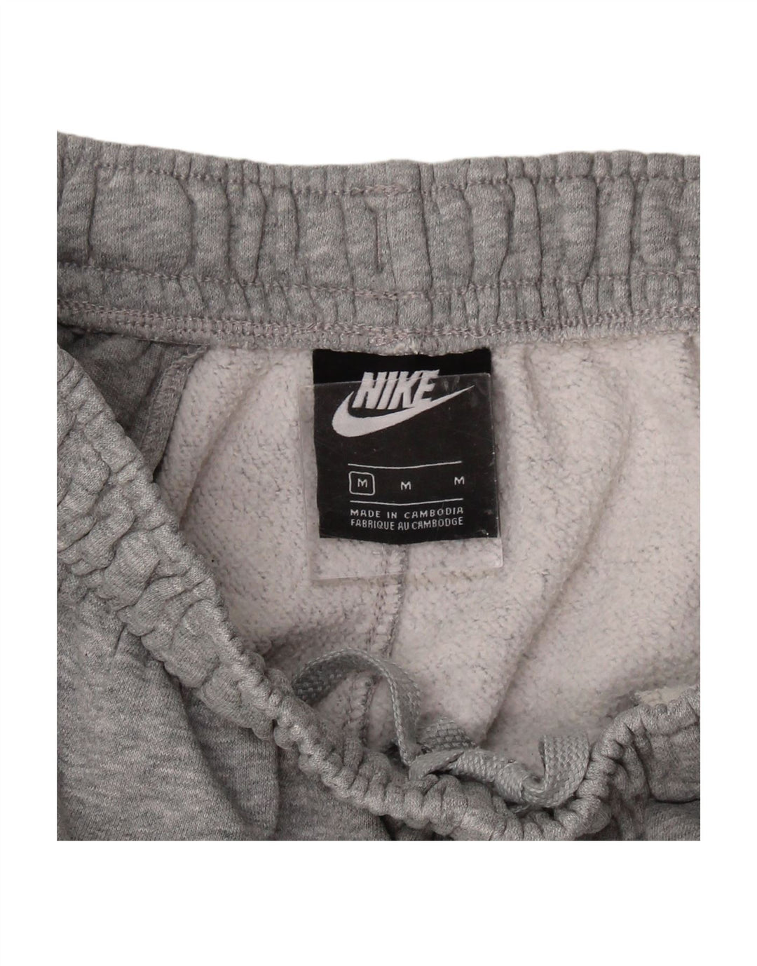 NIKE Mens Tracksuit Trousers Joggers Medium  Grey Cotton