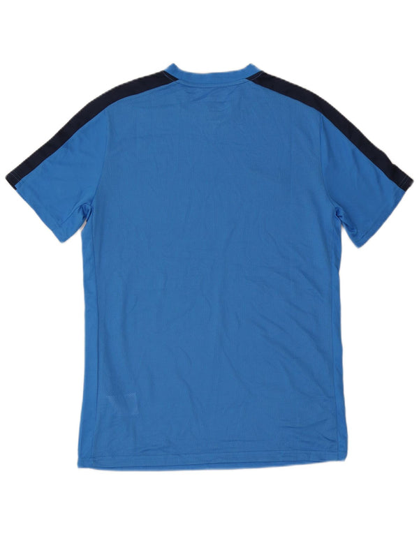 Мужская футболка Nike Dri Fit Slim Fit, большой синий полиэстер с цветными блоками