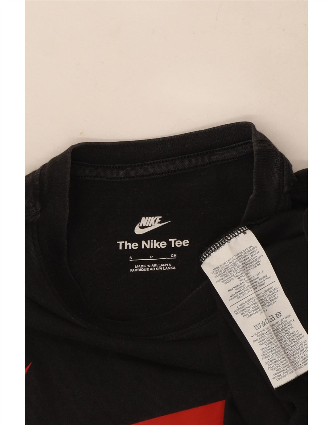 Мужская футболка с рисунком Nike, маленький черный хлопок