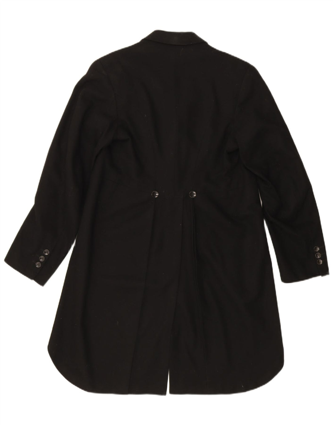 Винтажный мужской фрак-пиджак на 1 пуговице, Великобритания, 36, маленький черный