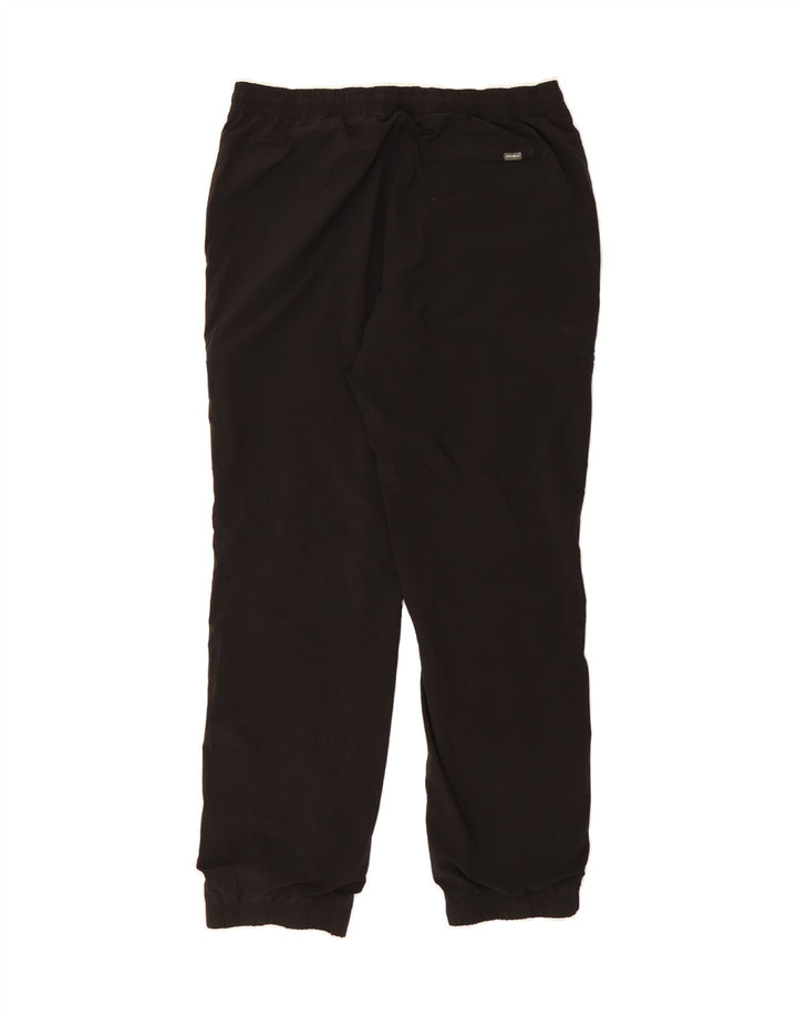 EDDIE BAUER Womens Cargo Tracksuit Trousers Joggers US 12 Large  Black Vintage Eddie Bauer and Second-Hand Eddie Bauer from Messina Hembry 