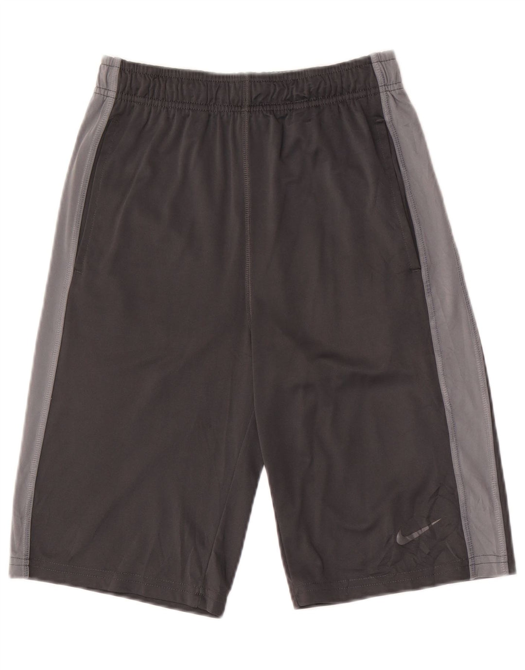 Мужские спортивные шорты NIKE Dri Fit, большие серые, полиэстер