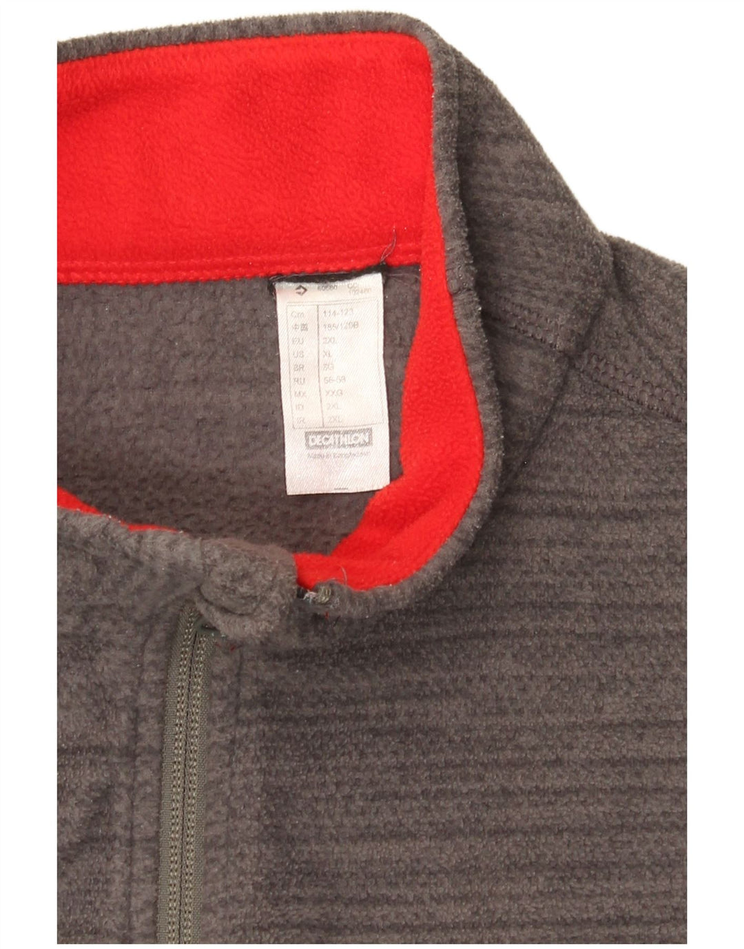 Мужская флисовая куртка Decathlon UK 42 XL серая