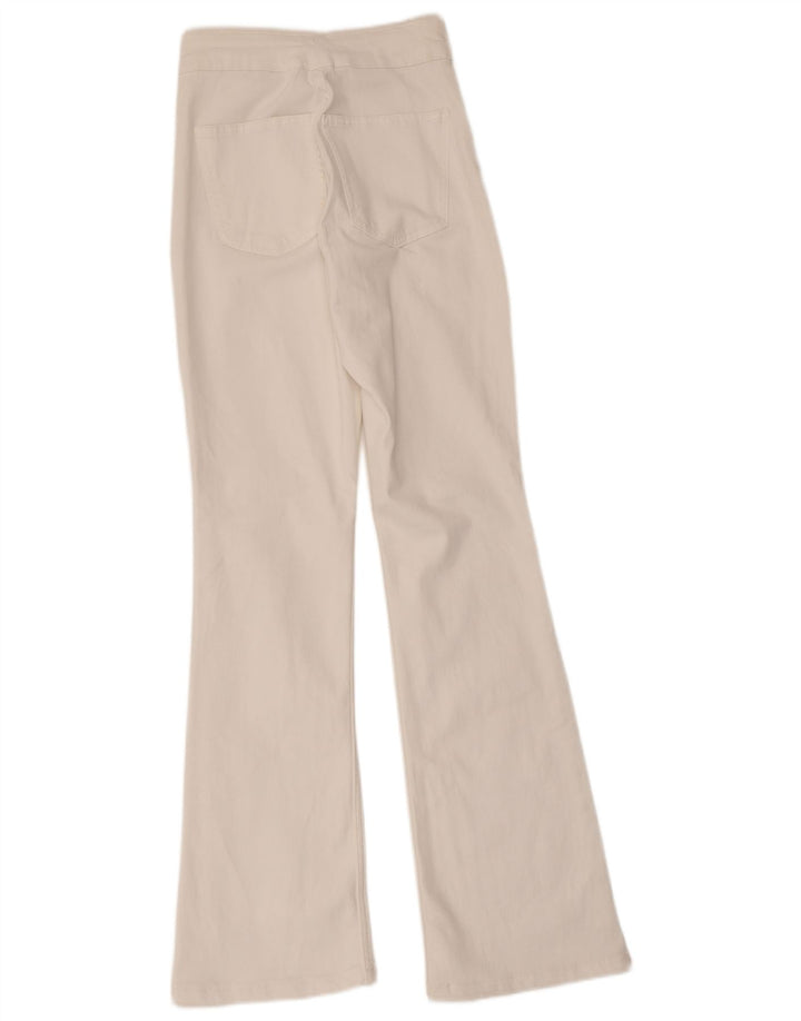 Женские расклешенные джинсы Zara EU 40 Medium W30 L31 белые