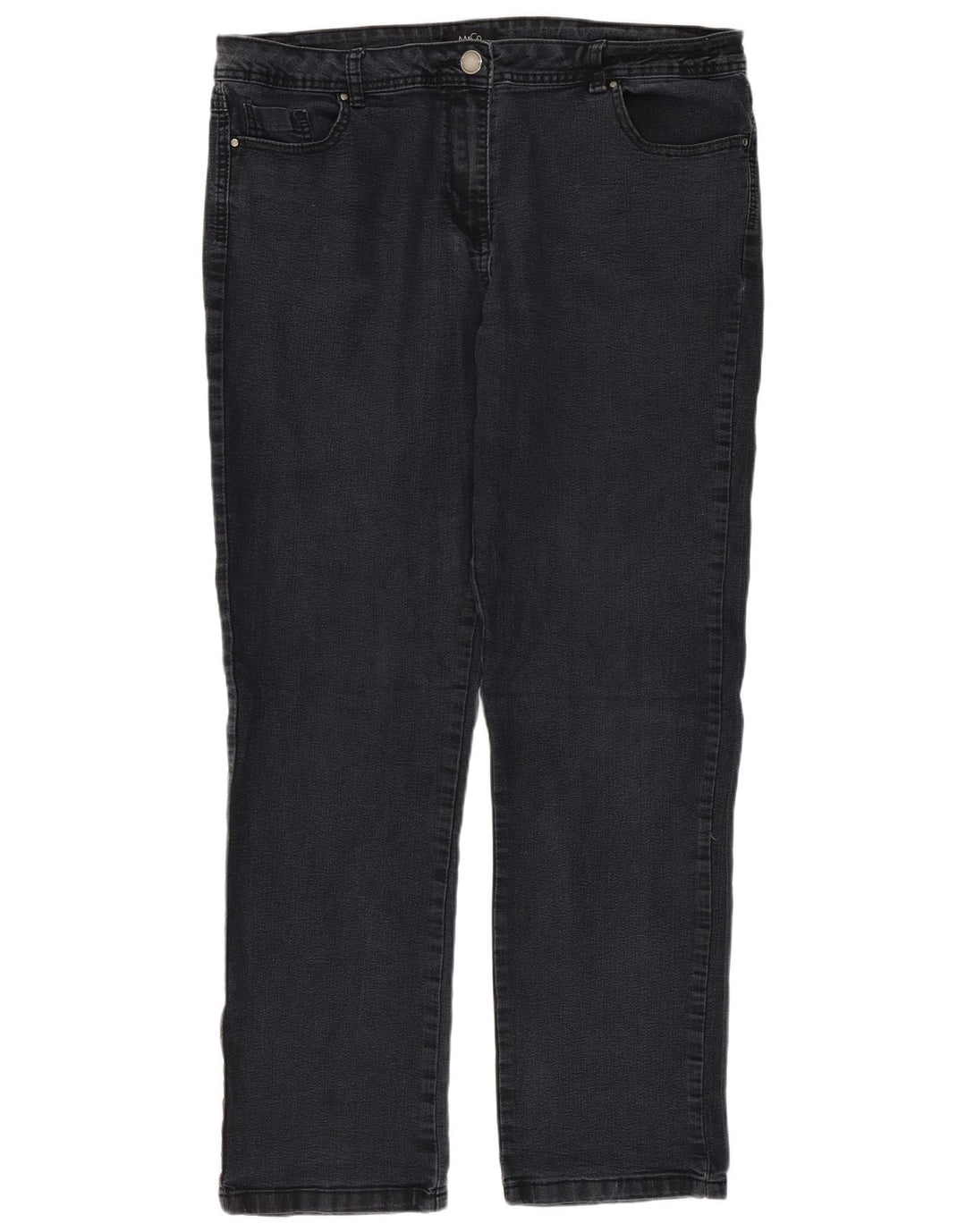 Женские прямые джинсы M&Co UK 16, большие W36 L30, серые