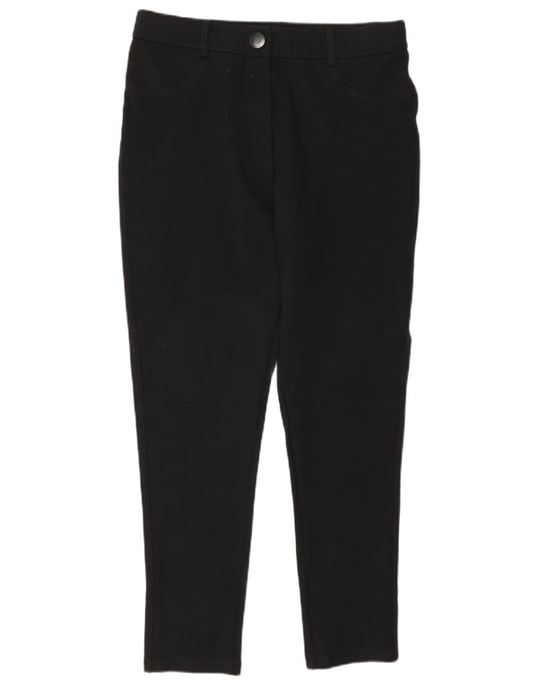 Zara Женские повседневные узкие брюки XL W32 L27 Черные вискозы