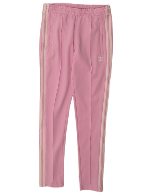Женские спортивные брюки Adidas UK 8/10, маленькие розовые, хлопок