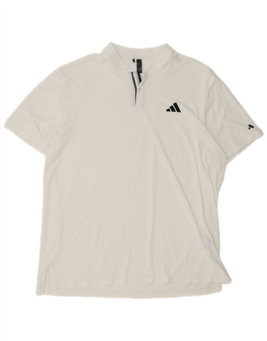 Мужская рубашка-поло Adidas XL, белый полиэстер