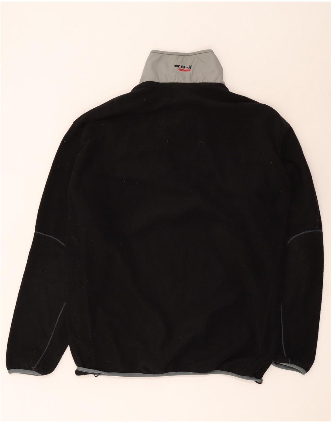 Мужской флисовый джемпер North Sails с воротником на молнии XL, черный, полиэстер с цветными блоками