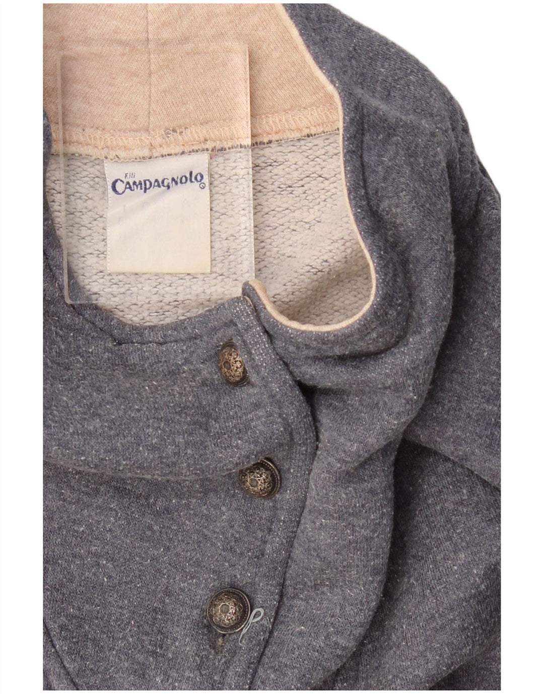 Женский свитер с рисунком CAMPAGNOLO, UK 18 XL, темно-синий с цветочным принтом