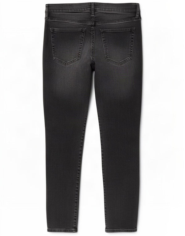 Женские джинсы скинни Gap W29 L26 синие цветные блоки