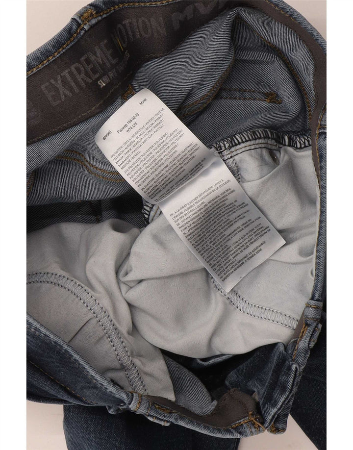 Женские прямые джинсы узкого кроя Lee W29 L30 синие