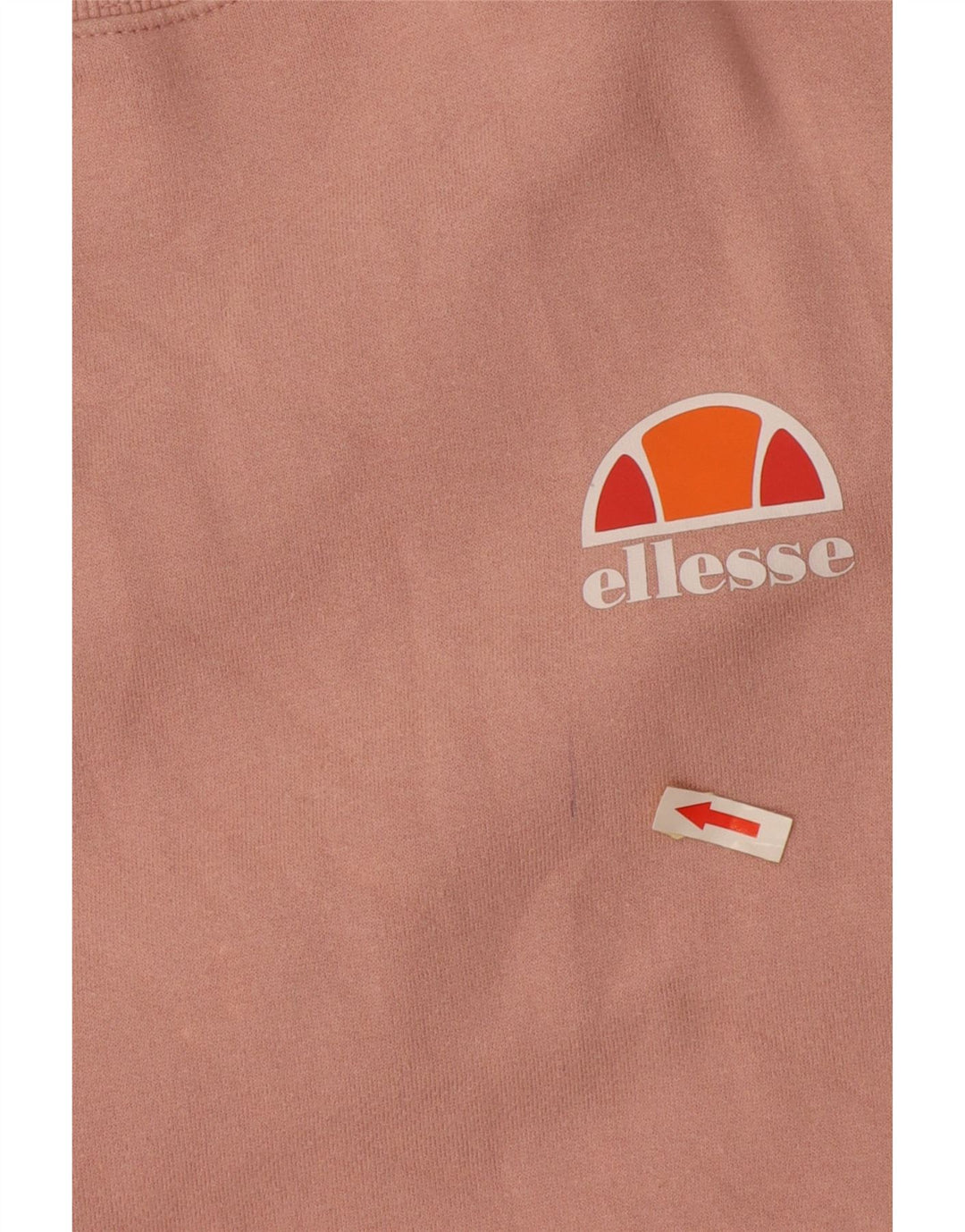 Женский джемпер оверсайз Ellesse UK 10, маленький розовый хлопок