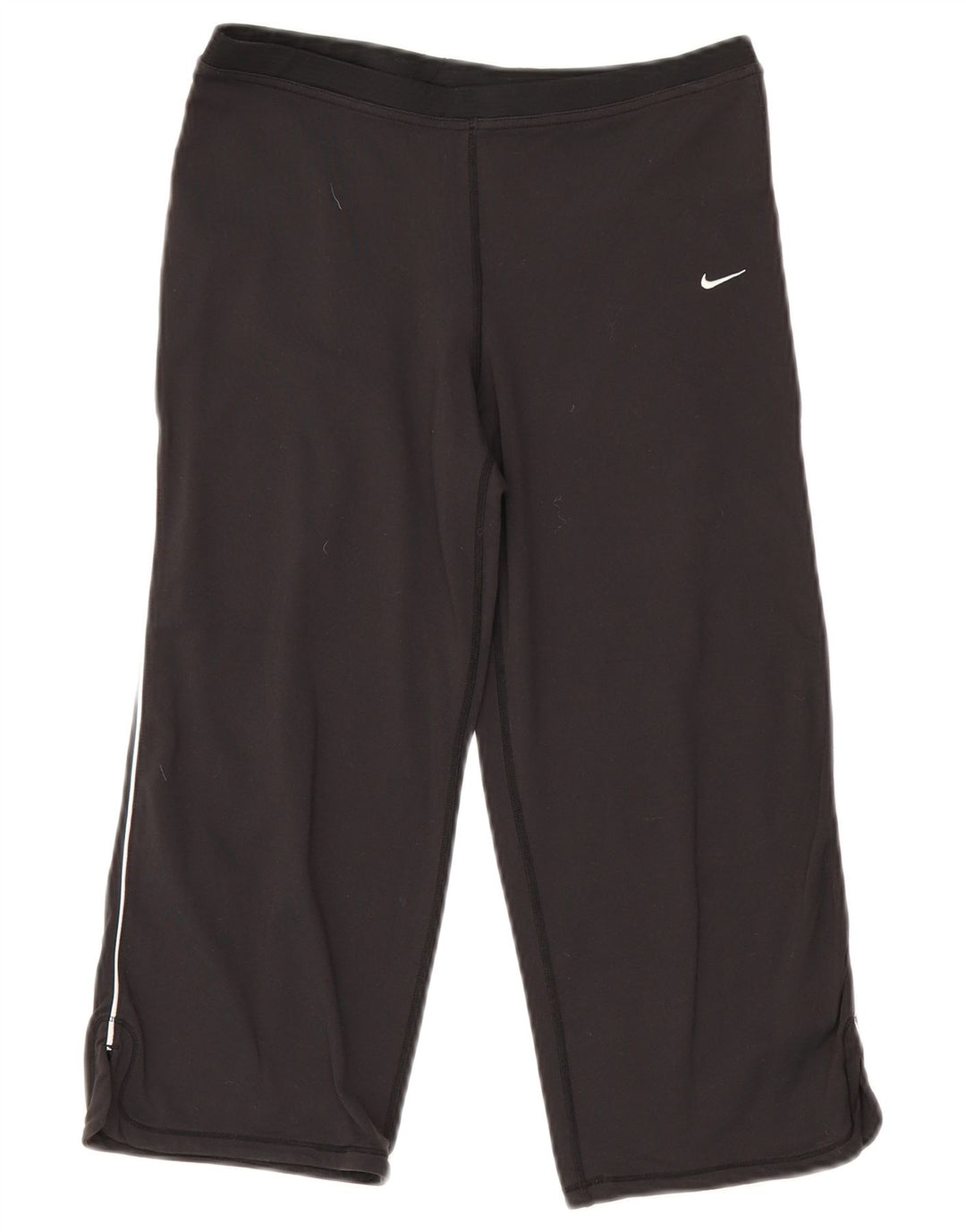 Женские леггинсы-капри Nike UK 8/10, маленькие черные нейлоновые