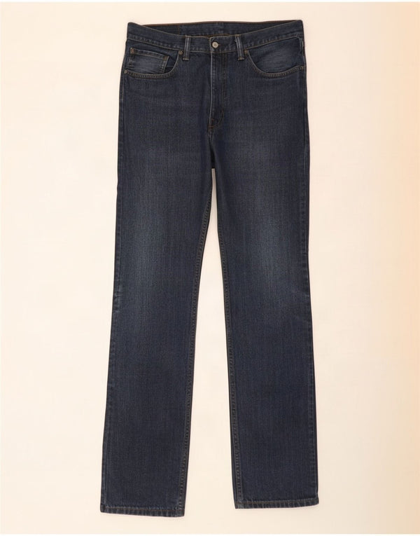 Мужские прямые джинсы Levi's 505 W34 L36 темно-синие, хлопок