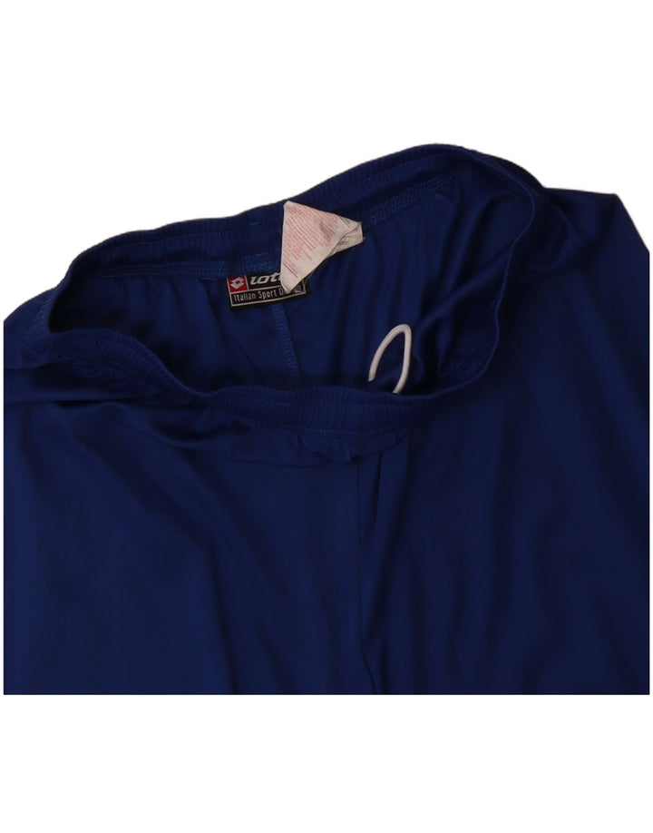 LOTTO Мужские спортивные шорты с рисунком, средний синий, полиэстер