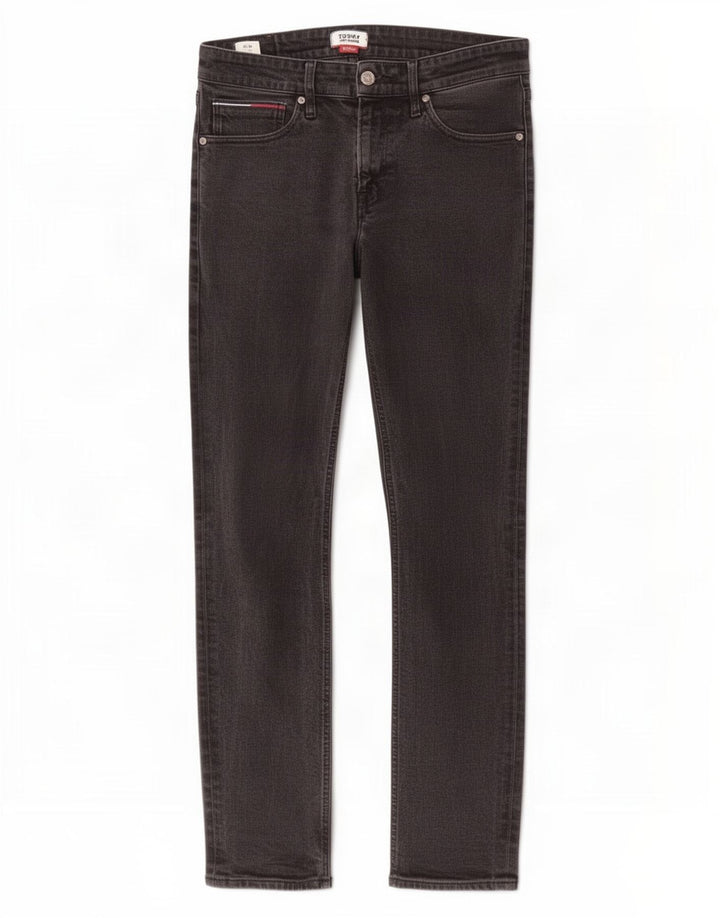 Мужские узкие джинсы Tommy Hilfiger W32 L32 Серые