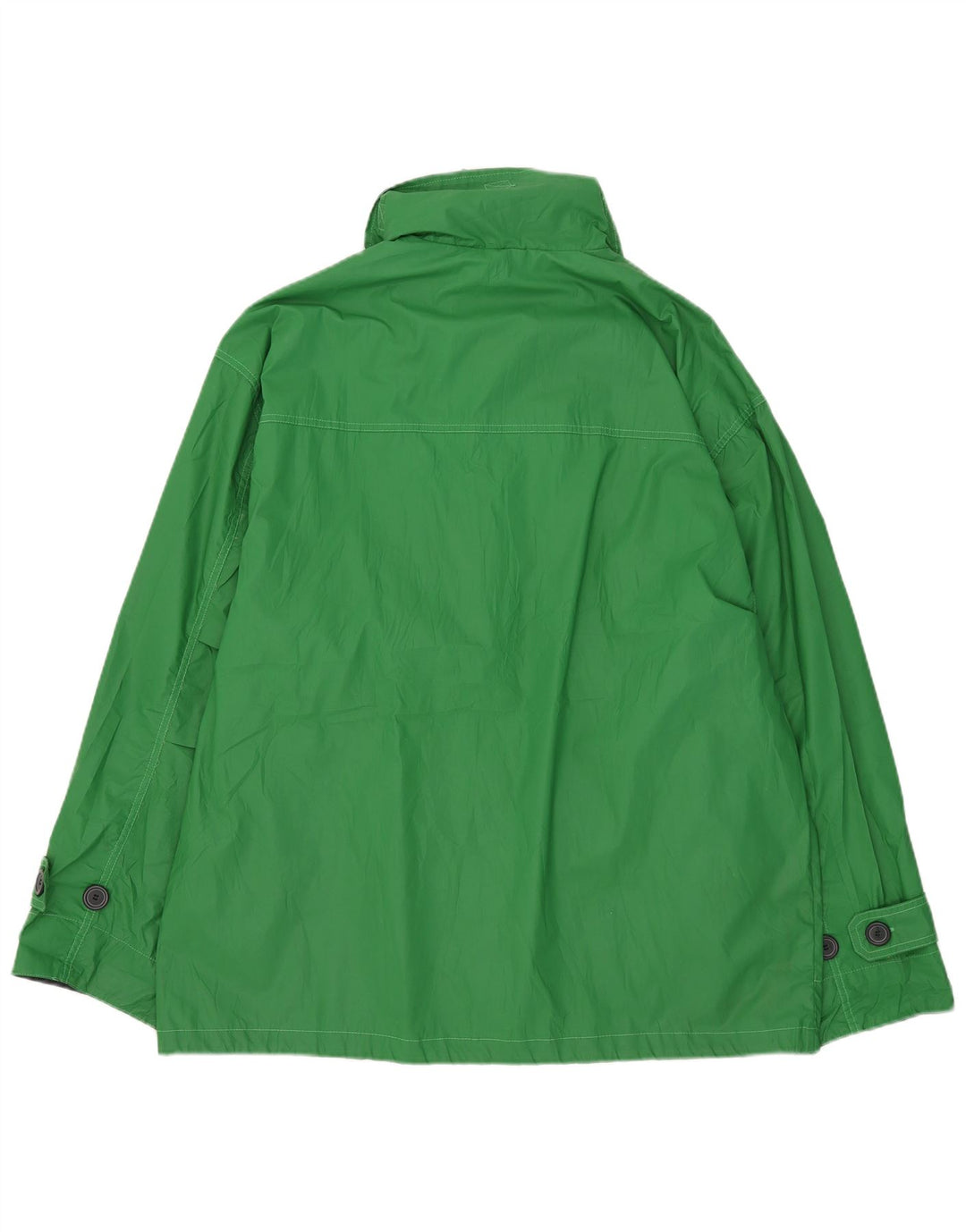 Винтажная мужская куртка с капюшоном UK 42 XL, зеленый полиэстер