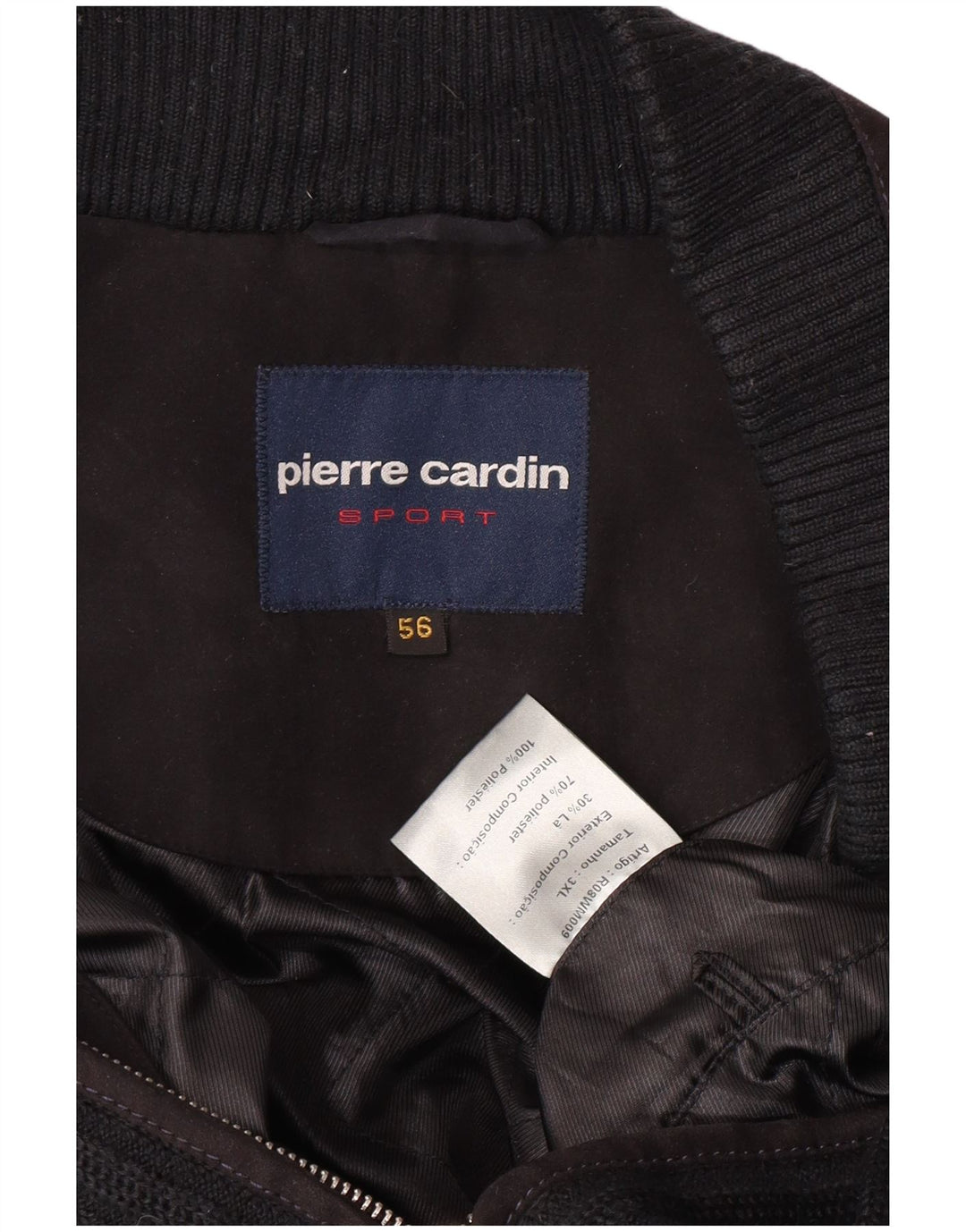Мужской кардиган Pierre Cardin IT 56 XL Черный Полиэстер