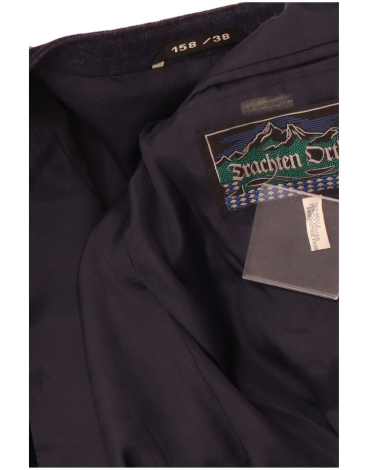 Пиджак женский VINTAGE IT 38 XS Темно-синий с цветными блоками