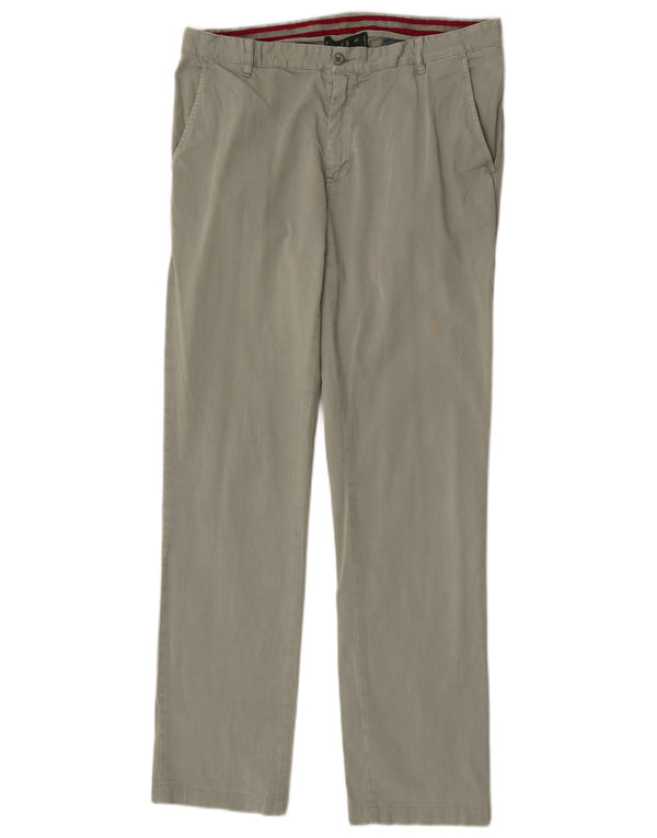 Мужские узкие брюки чинос Fred Perry IT 48 Medium W32 L32 Хаки Хлопок