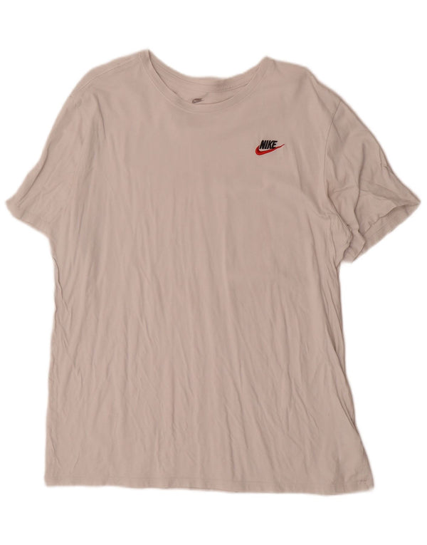 Мужская футболка спортивного кроя Nike Top XL, белый хлопок