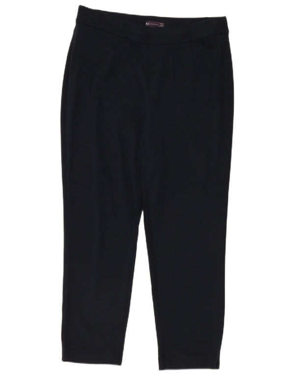 Женские укороченные брюки Marks & Spencer UK 16, большие W32 L26, темно-синие