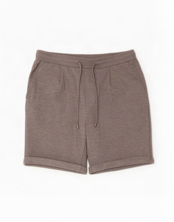 Мужские шорты Zara Medium W31 Серые из полиэстера
