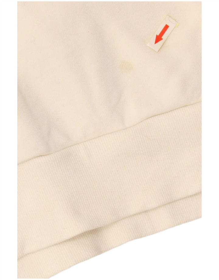 Женский джемпер с капюшоном PUMA Oversized UK 14, средний белый хлопок