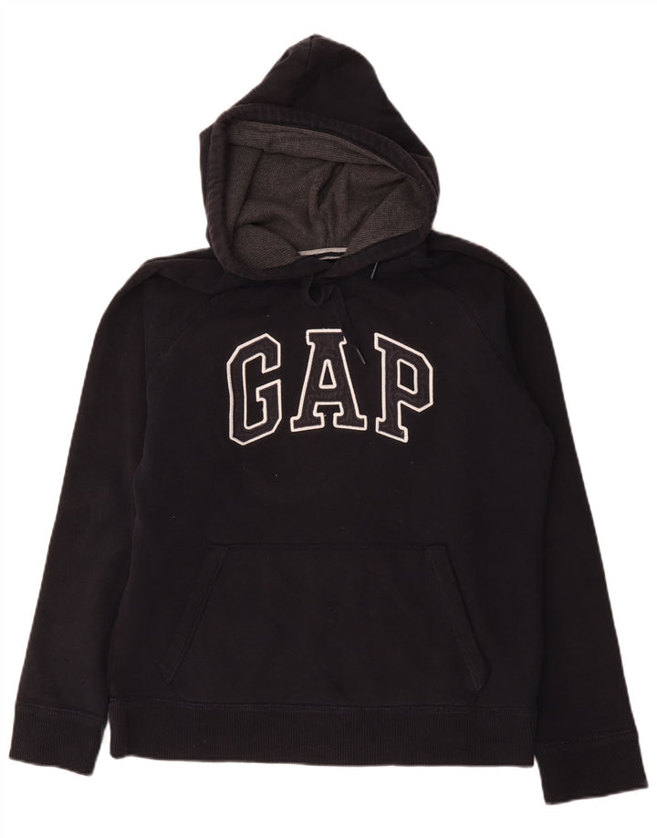 Мужской джемпер с капюшоном Gap, черный, хлопковый, среднего размера