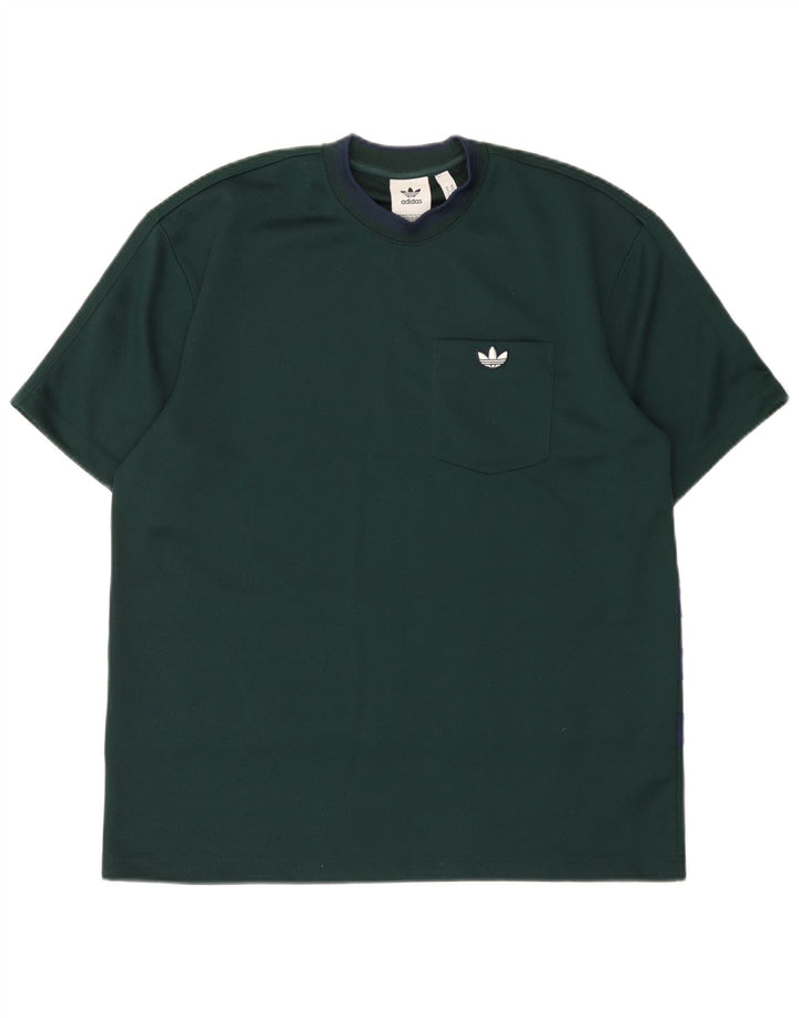 Мужская футболка Adidas Top Medium Green из полиэстера