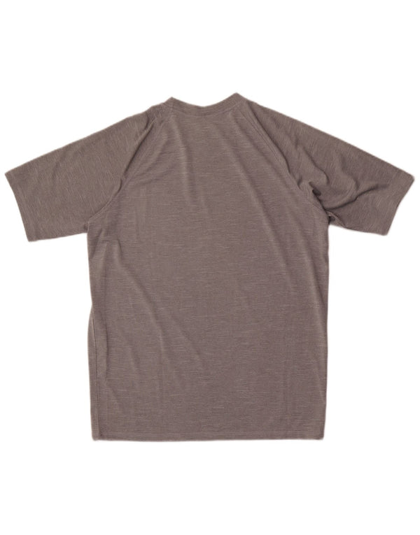 Мужская футболка Nike Dri Fit среднего серого цвета в крапинку