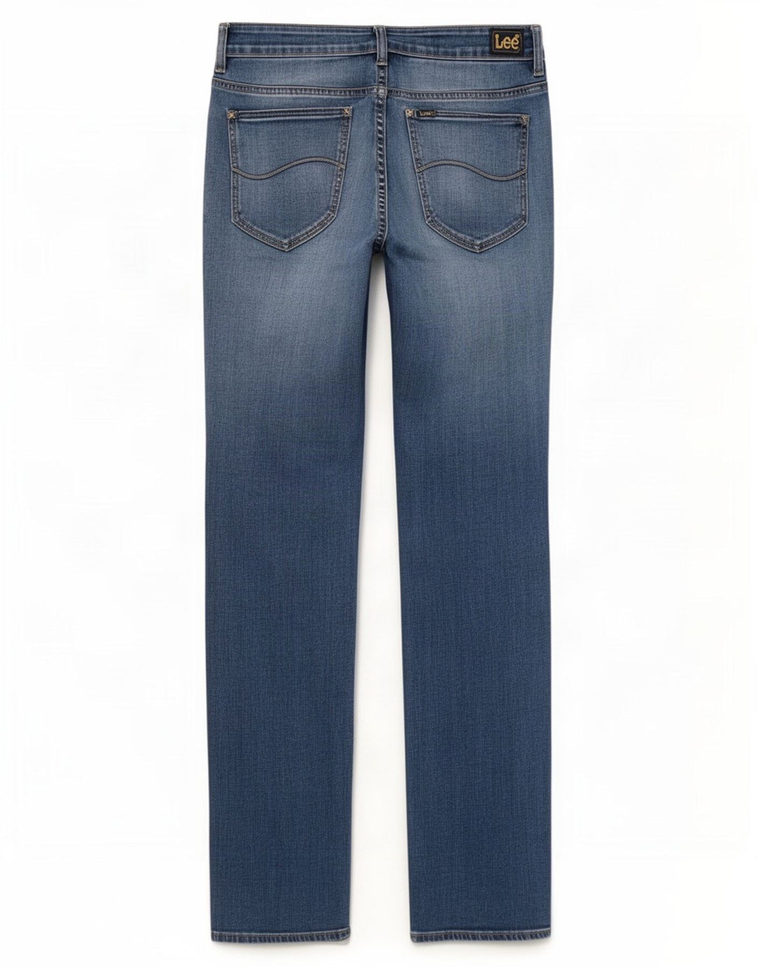 Женские джинсы Lee Bootcut US 13, большие размеры W32 L33, синий хлопок