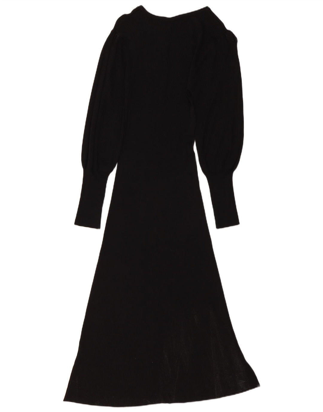 Женское платье-джемпер ZARA UK 6, маленькое черное из вискозы