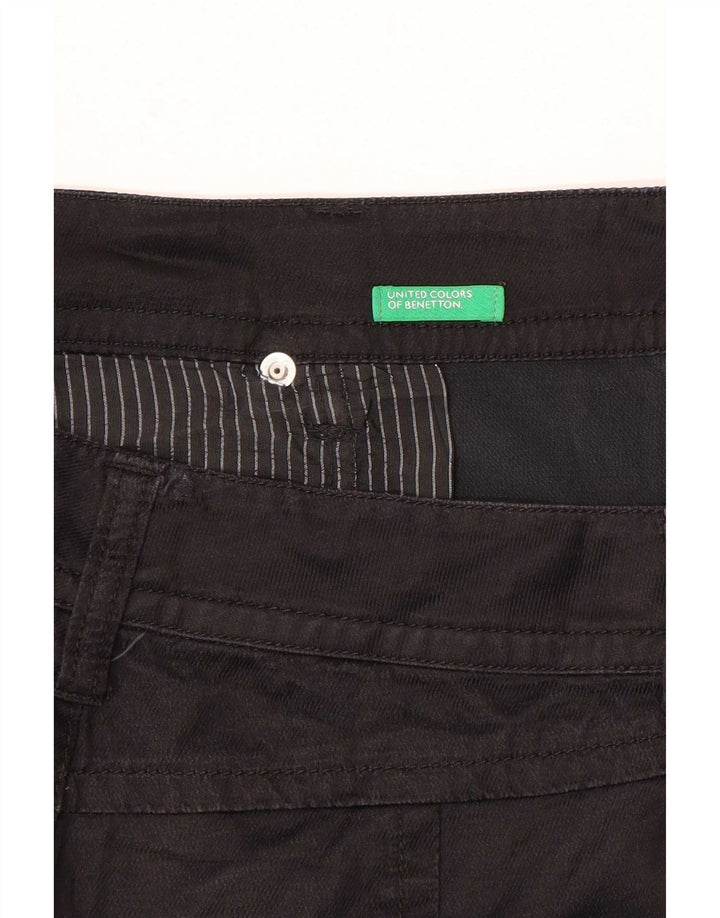 Женские повседневные шорты Benetton Medium W30 черные