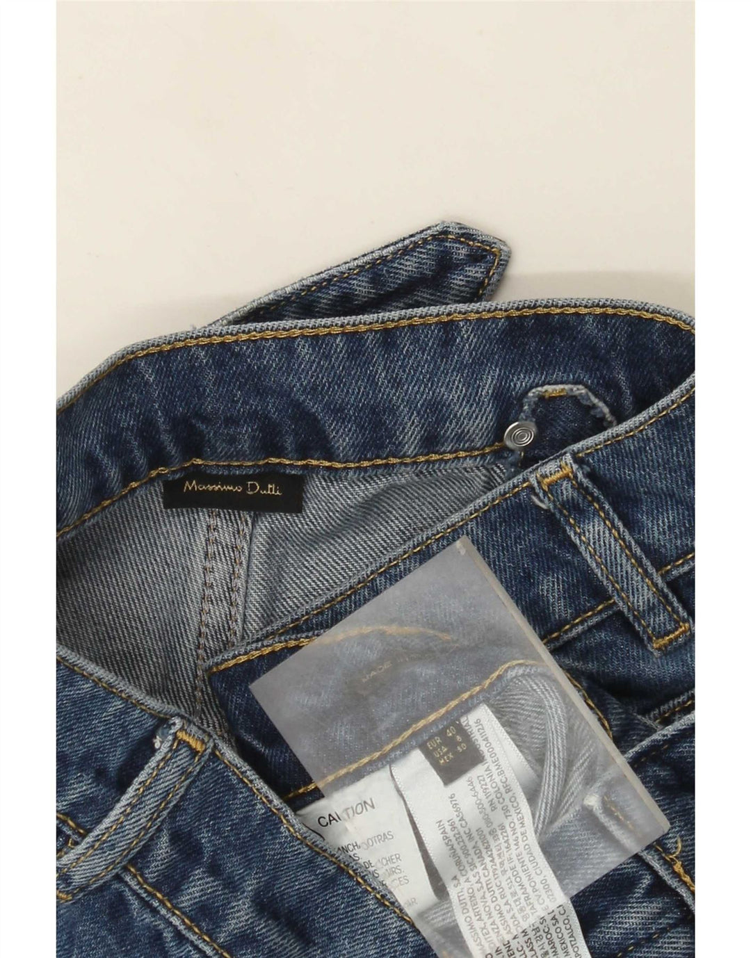 Женские широкие джинсы Massimo Dutti EU 40 Medium W30 L30, синий хлопок