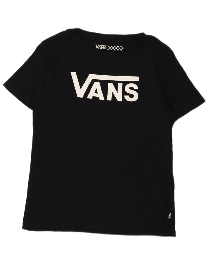 Женская футболка с рисунком VANS Top UK 12 Medium Black