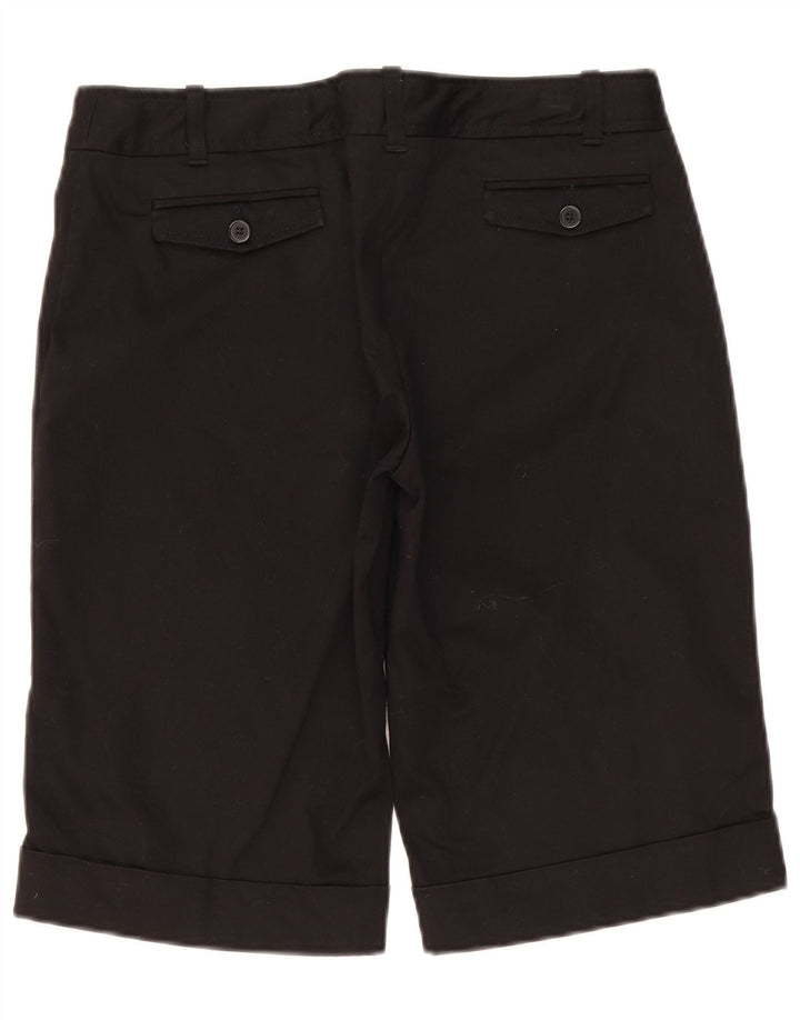 Женские повседневные шорты Oasis UK 12 Medium W34, черные хлопковые