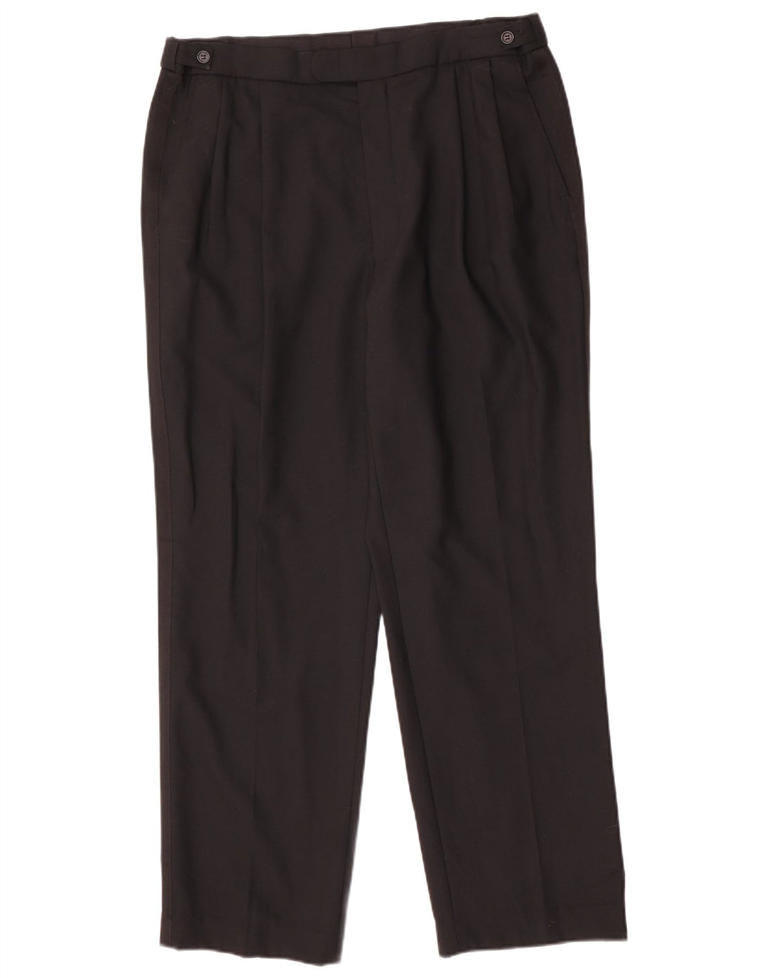 Мужские костюмные брюки Marks & Spencer W36 L31 черные шерстяные