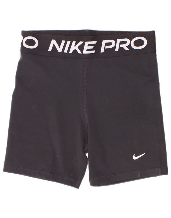 Спортивные шорты Nike Dri Fit с графическим рисунком для девочек 13–14 лет, XL, черные