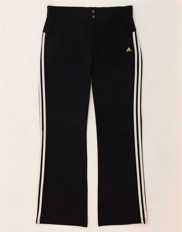 Женские брюки Adidas UK 16, большие W36 L30, черные, полиэстер