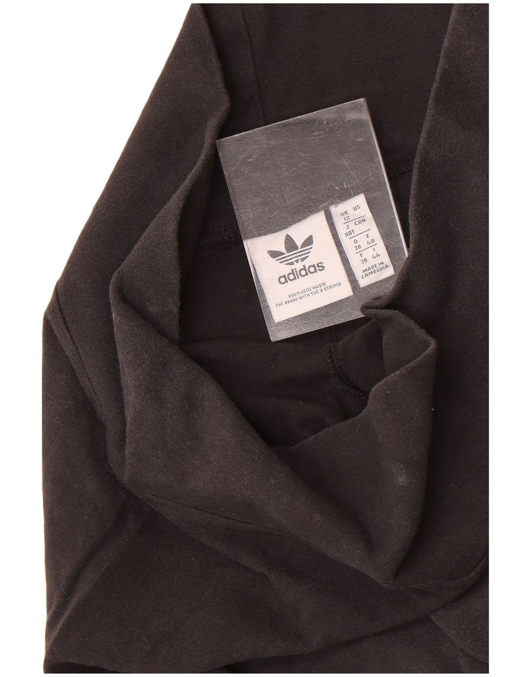 Женские леггинсы ADIDAS UK 12, средние, черные